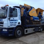 Concrete Crusher on Beaver Tail | Haulager & Plant Hire | Rickmansworth, Hertfordshire, UK